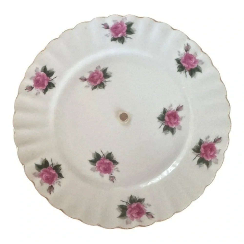 Vintage 1950s‎ Bond Ware Porcelain Cake Plate 7 1/2